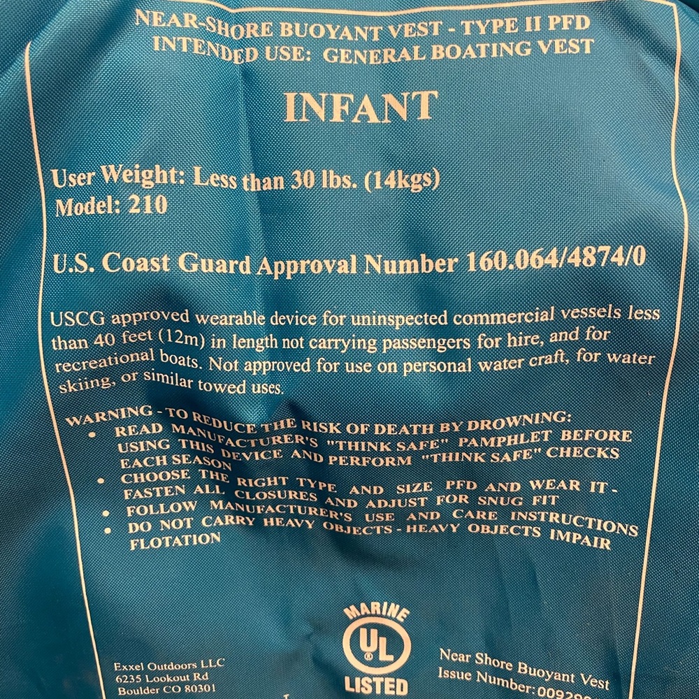 Disney Frozen Infant Life Vest Blue - Picture 4 of 4